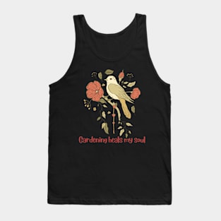 Gardening heals my soul Tank Top